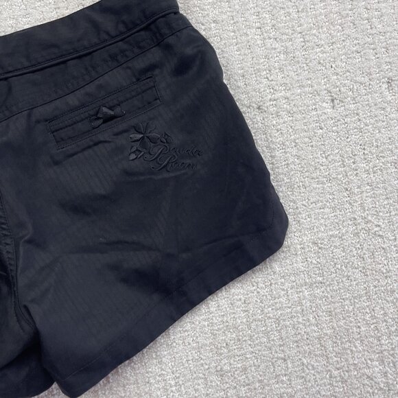 Powder Room Board Shorts Women's 7 Black Sun Surf Swim Smile Versatile Beach - Picture 9 of 12